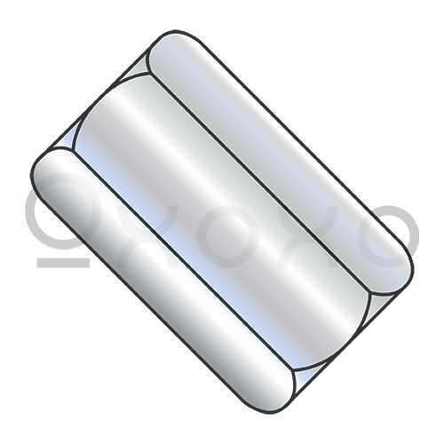 1/4-20X7/8-3/8 Hex Rod Coupling Nut 3/8 Across Flats Zinc