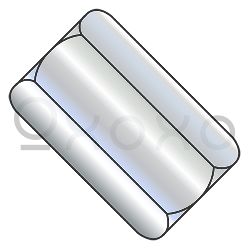 5/16-18X7/8 Hex Rod Coupling Nut 1/2 inch Across Flats Zinc