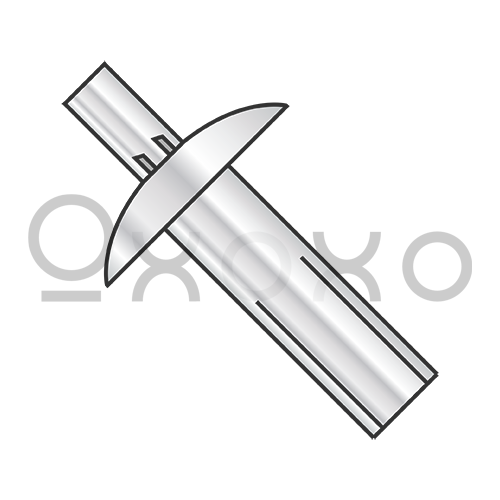 3/16X3/32 Brazier Aluminum Drive Rivet