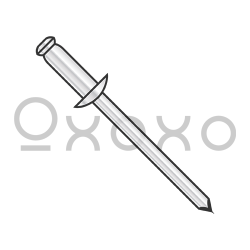 3/32X.03-.12 Aluminum Rivet With Aluminum Mandrel