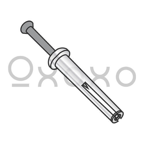 10X7/8 Mushroom Head Hammer Drive Anchor Zinc