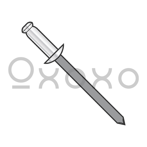 3/32X.03-.12 Aluminum Rivet With Steel Mandrel