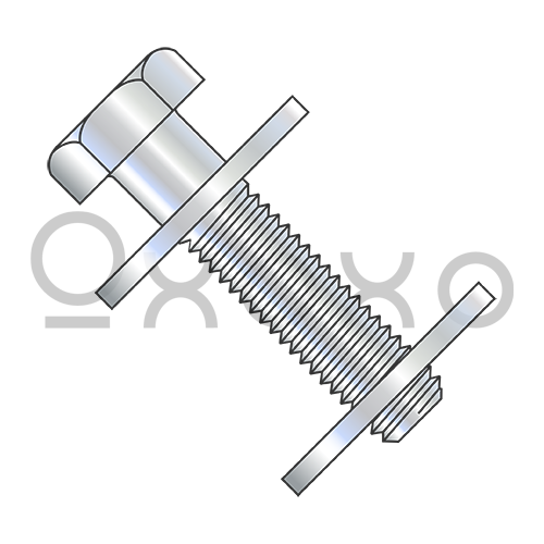 1/4-20X3 1/2 Hex Head Joint Draw Bolt Full Thread Zinc