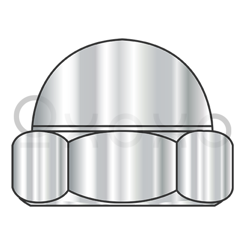 M5-0.8 Metric Din 1587 Domed Cap Acorn Nut A4 Stainless Steel