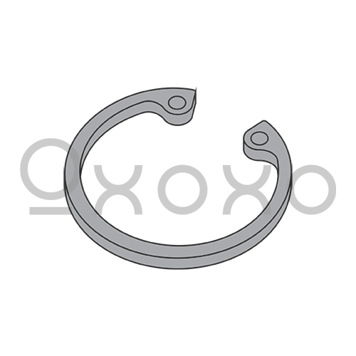 M100 Din 472 Internal Retaining Ring Steel Phosphate