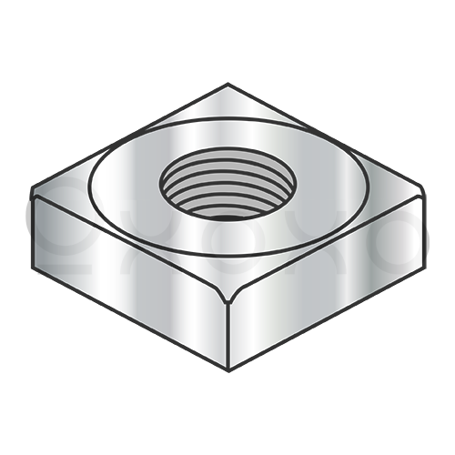 M6-1.0 Metric Din 557 Square Nut A2 Stainless Steel