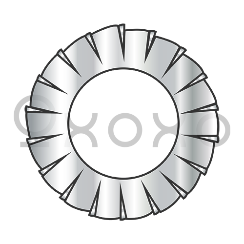 M3 Metric Din 6798 External Tooth Serrated Lock Washer A2 Stainless Steel