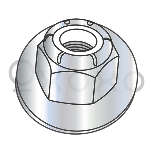 M10-1.5 Din6926/ISO7043 Metric class 8 Prevail Torque Nylon Insert Hex Flange Lock Nut Z