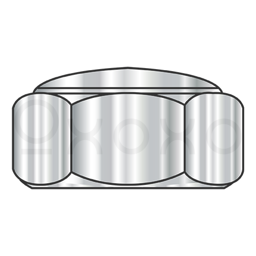 M3-0.5 Metric Din 917 Hex Cap Nut Flat Top A2 Stainless Steel