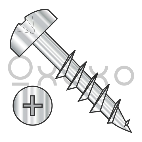 8-11X1 1/4 Phillips Pan Deep Thread Wood Screw 2/3 Threaded 410 Stainless Bright Hardened