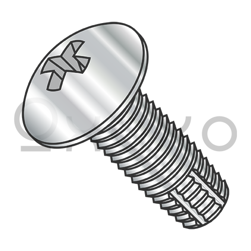 6-32X3/8 Phill Full Contour Truss Thread Cutting Screw Type F Fully Threaded 18-8 S/steel