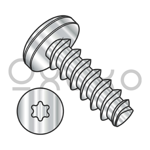 4-20X1/4 6 Lobe Pan Plastite 48-2 Alternative Fully Threaded 410 S/S Passivated & Waxed