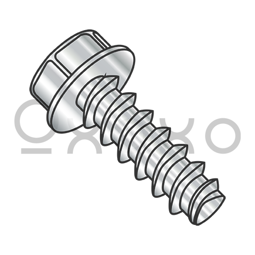 8-16X1/2 Unslot Ind Hexwasher Plastite Alternative 48-2 Full Thrd 410 S/S Passivate Wax