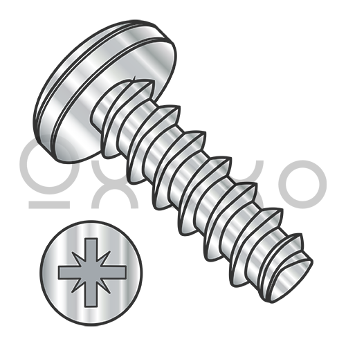 M2.2-1.0X12 Metric Pozi Pan Plastite/Fix Alt 45 Degree F/T A2 Stain Steel Passivate & Wax