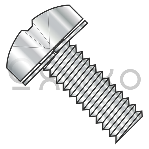 M3-0.5X10 Metric Din7985A Phil Pan Sem type H Din127B Split Lockwash FulTrd 18-8 Stainless