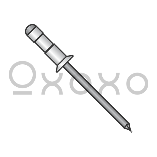 3/16X.125-.312 Multi Grip Countersunk Rivet Black Phosphate