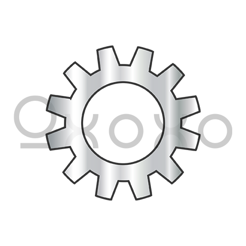 #4 Military External Tooth Lock Washer DFAR 410 Stainless Hardened and Passivate