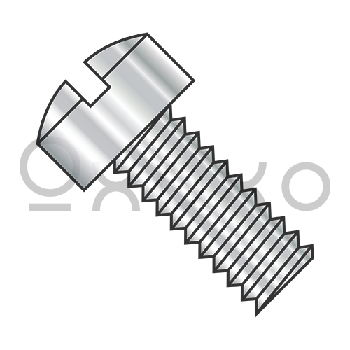 0-80X1/8 Slotted Fillister Machine Screw Fully Threaded 18-8 Stainless Steel
