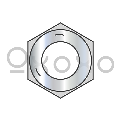 1-8 Coarse Thread Finished Hex Nut Grade 5 Domestic Zinc DFAR