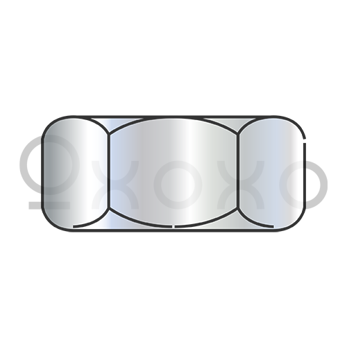 1-8 Finished Hex Nut Zinc