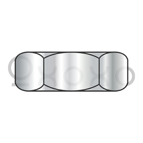 1/4-20 Hex Jam Nut 18 8 Stainless Steel