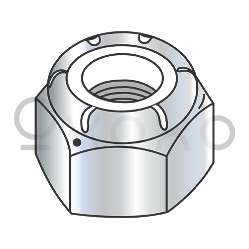1/4-20 Nylon Insert Hex Locknut NE Light Hex Standard Height Grade 5 Zinc
