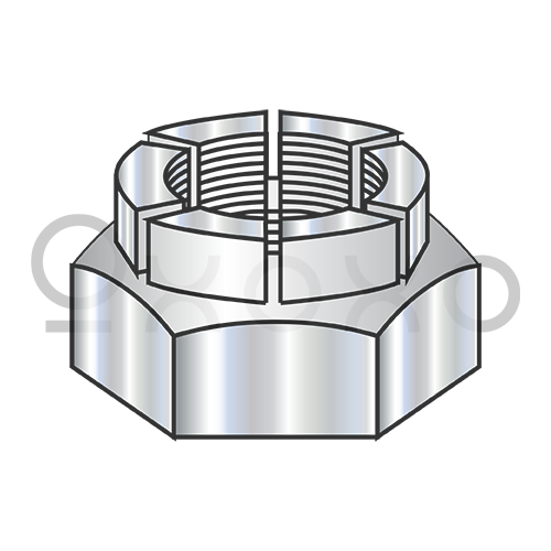 6-32 Flex Type Hex Lock Nut Thin Height Light Cadmium and Wax