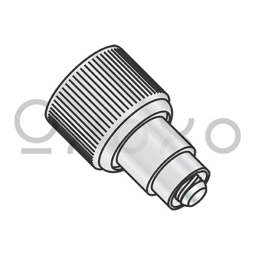 1032X.370X.187 Retractable Captive Panel Fastener Flare In Style Natural Finish