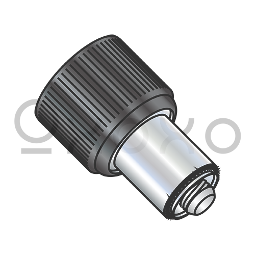 1032X.220X.036 Retractable Captive Panel Fastener Press In Style Black Finish