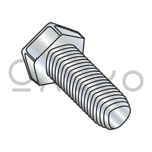 1/4-20X5/8 Unslot Ind Hex Head Taptite AlternativeThread Roll Screw Full Thrd Zinc Bake Wax