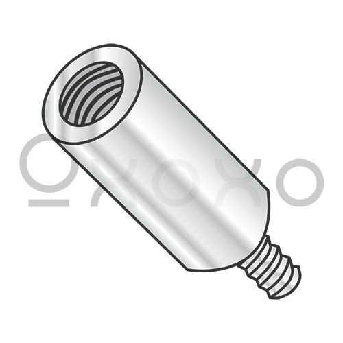 4-40X3/8 One Quarter Round Male Female Standoff Aluminum