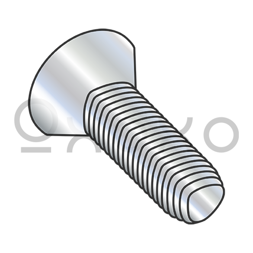 2-56X1/4 Phillips Flat Taptite Alternative Thread Rolling Scrw Fully Thrd Zinc Bake & Wax
