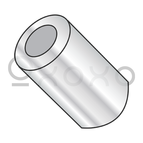 4X1/8 Three Sixteenths Round Spacer Aluminum