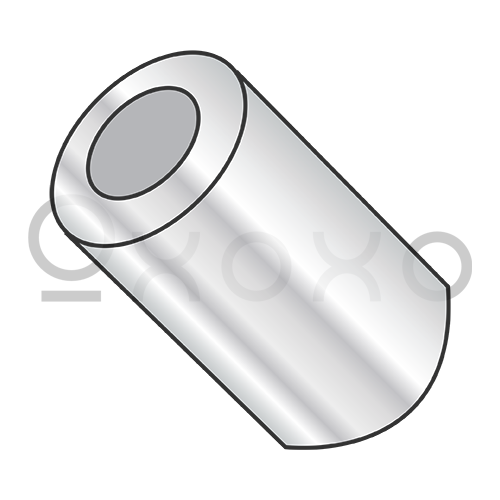 8X1/8 Three Eighths Round Spacer Aluminum