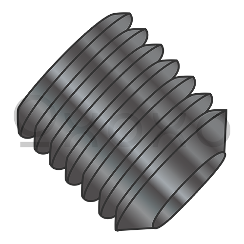 4-40X1/8 Coarse Thread Socket Set Screw Flat Point Plain