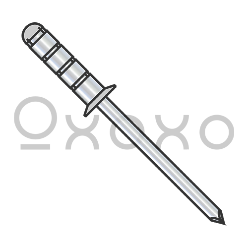 3/16X.098-.236 Steel Fix Countersunk Rivet Zinc