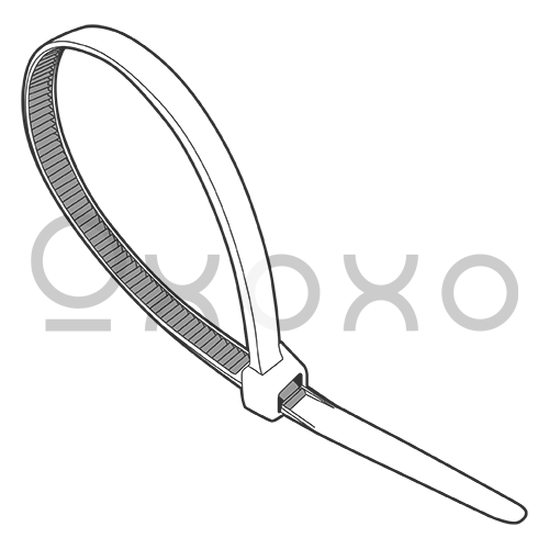 04.1-18LB Cable Tie Natural Nylon 6/6