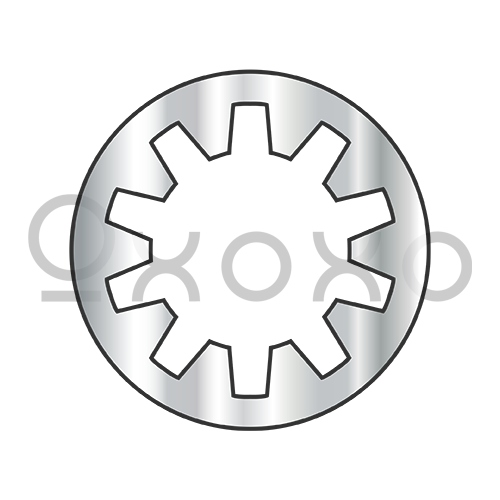 #2 Internal Tooth Lock Washer 18 8 Stainless Steel