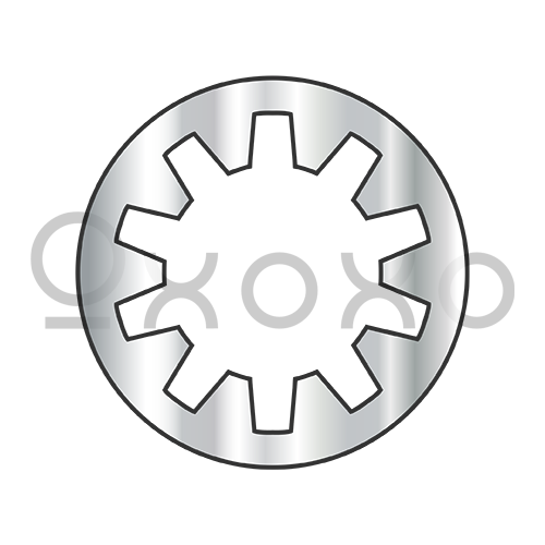 #2 Internal Tooth Lock Washer Zinc