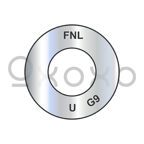 5/16 USS Flat Washer Grade 9 Gray/Silver 1,000 Hr Corrosion Resistant