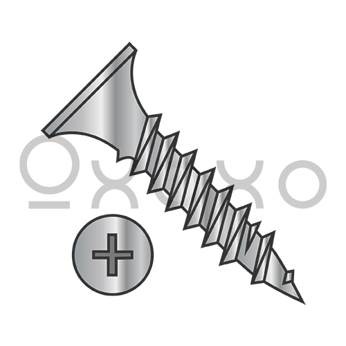 6-18X3/4 Phillips Bugle Head Fine Thread Drywall Screw Black Phosphate