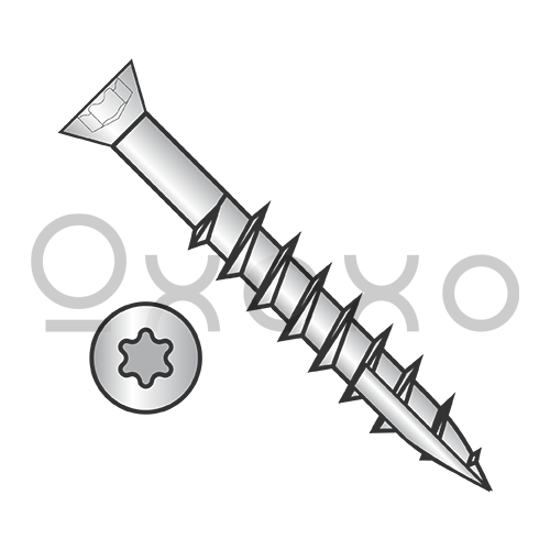 7-10X1 5/8 6 Lobe Trim Head Drywall Screw Fine Thread Type 17 18 8 Stainless Steel