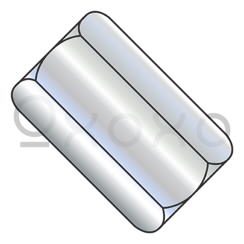 5/8-11X1 7/8  Hex Rod Coupling Nut 13/16 inch Across Flats Zinc