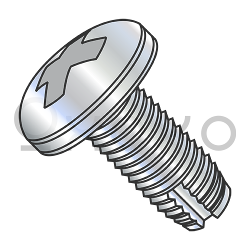 4-40X3/16  Phillips Pan Thread Cutting Screw Type 1 Fully Threaded Zinc