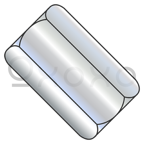 1-8X2 3/4  Hex Rod Coupling Nut 1 3/8 inch Across Flats Zinc