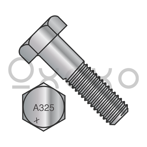1-8X2 1/2  Heavy Hex Structural Bolts A 325 1 Hot Dipped Galvanized Made in North America