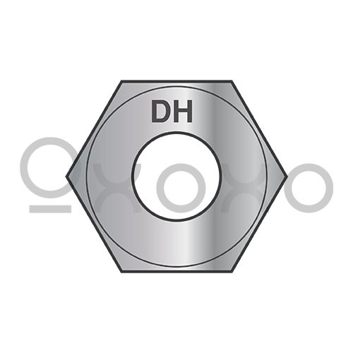 1-8  Heavy Hex Structural Nuts A563DHG Hot Dipped Galvanized with Lubricant Coating