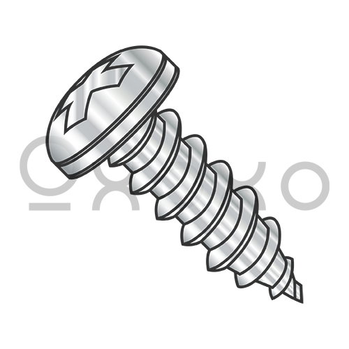 2-32X3/16  Phillips Pan Self Tapping Screw Type AB Fully Threaded 316 Stainless Steel