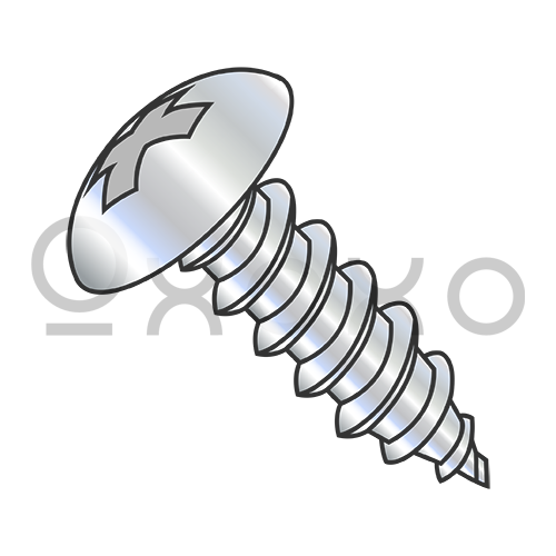 2-32X1/2  Phill Full Contour Truss Self Tapping Screw Type AB Fully Thread Zinc & Bake
