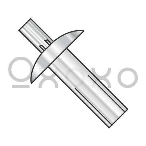 1/8X3/32  Brazier ALuminum Drive Rivet With Stainless Steel Pin